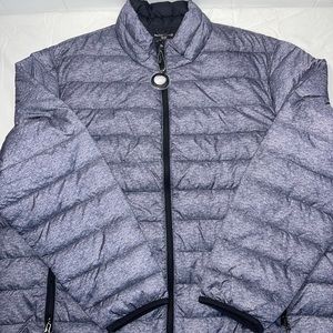 Swiss Tech Jacket 2XL Mens Puffer Gray Zip Jacket